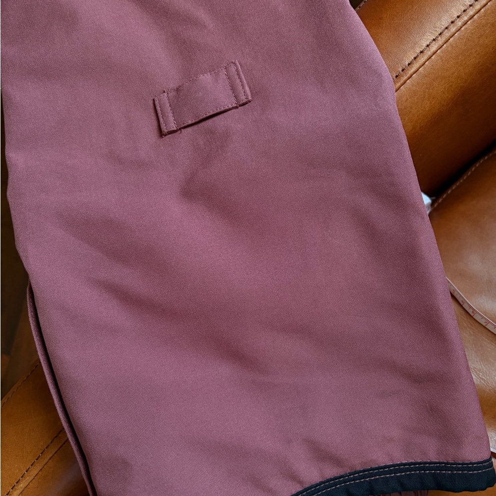Burton Avalon Women's Rose Brown Pink Snow Bib Overalls - Picture 9 of 12